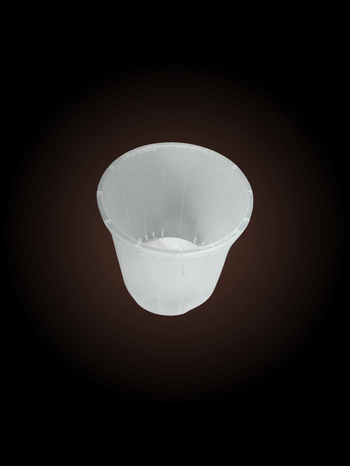 100mm Clear Plastic Pot