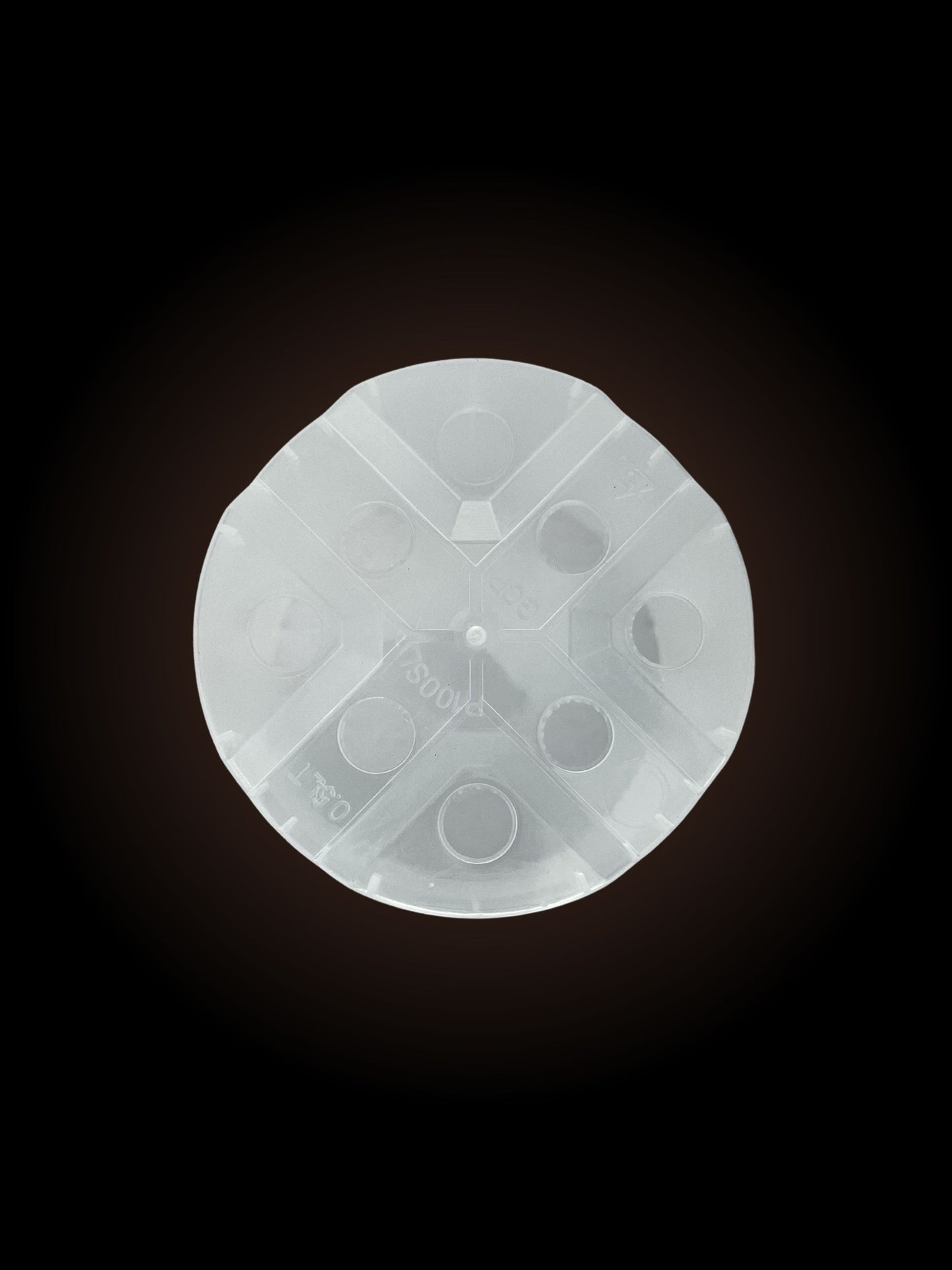 100mm Clear Plastic Pot