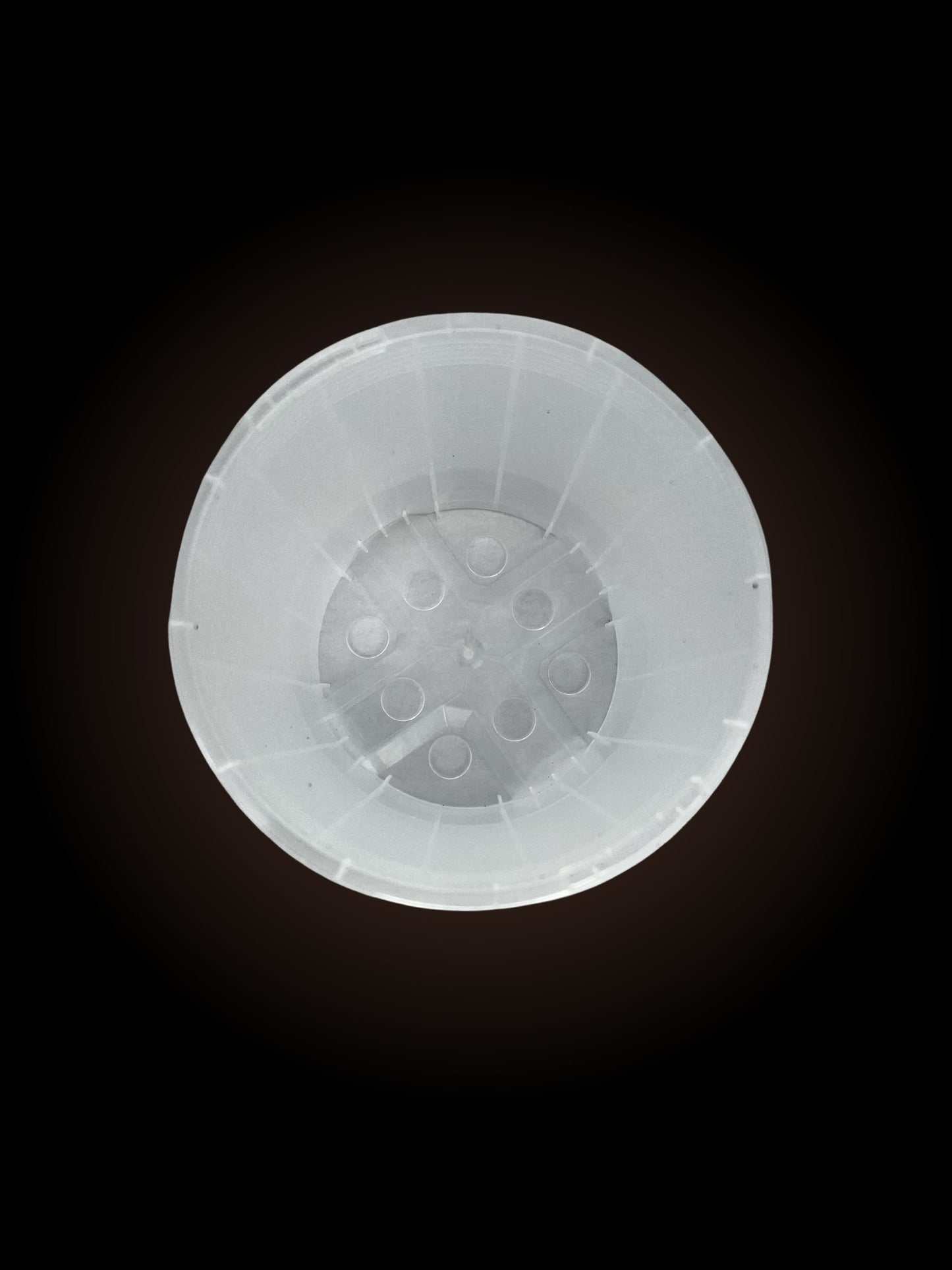 100mm Clear Plastic Pot
